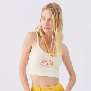 Urban Outfitters Terry Crop Top - size Large